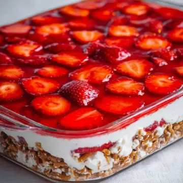 Strawberry Pretzel Salad