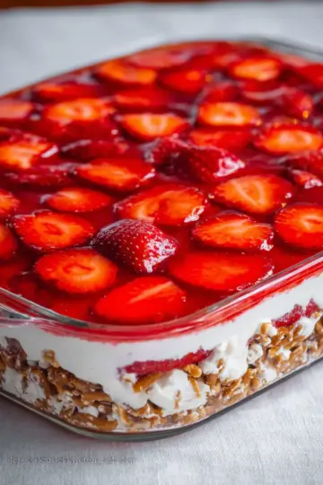 Strawberry Pretzel Salad