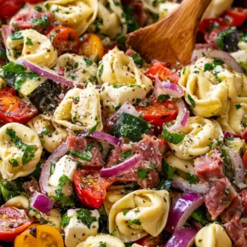 Easy Italian Tortellini Pasta Salad