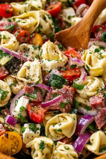 Easy Italian Tortellini Pasta Salad
