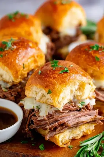 Easy French Dip Sliders Recipe