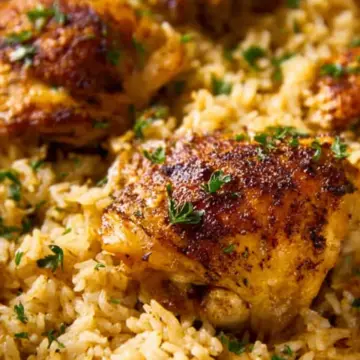Oven Baked Chicken and Rice