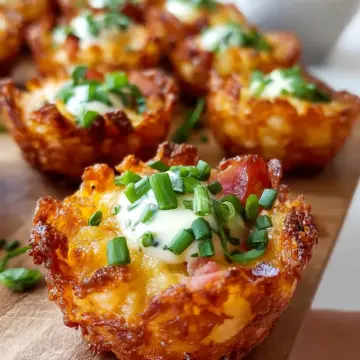 Tater Tot Appetizer Cups