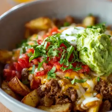 Loaded Potato Taco Bowl