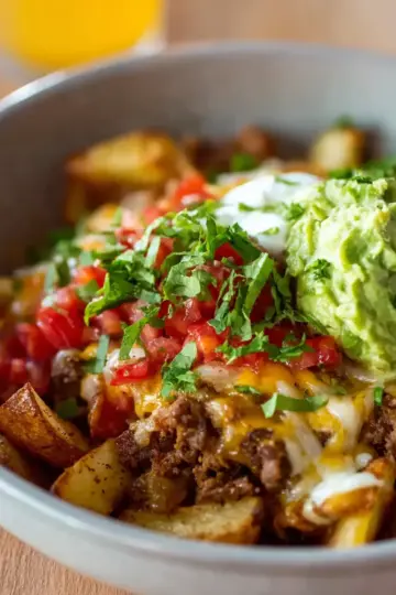 Loaded Potato Taco Bowl