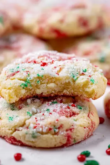 Christmas Ooey Gooey Butter Cookies