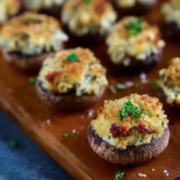 Boursin Stuffed Mushrooms Recipe