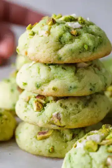 Pistachio Pudding Cookies