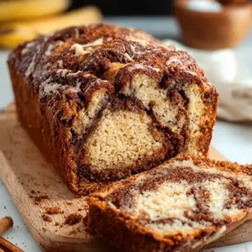 Cinnamon Swirled Banana Bread