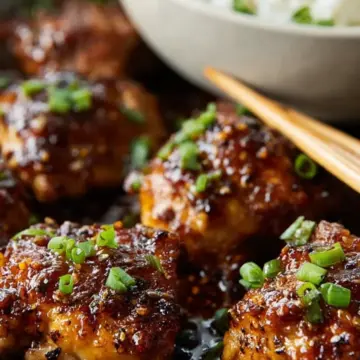 Honey Black Pepper Chicken Thighs