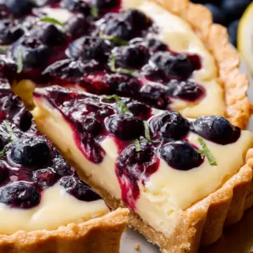Lemon Blueberry Tart