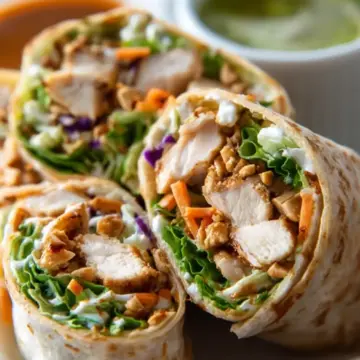 Peanut Chicken Wrap Recipe