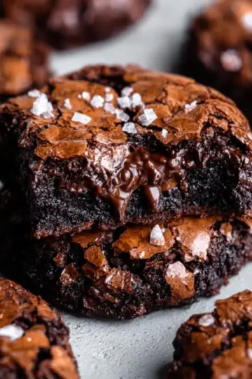 The BEST Fudgy Chewy Brookies