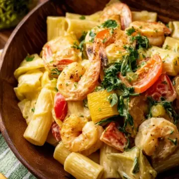 Creamy Jamaican Shrimp Rasta Pasta