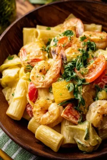 Creamy Jamaican Shrimp Rasta Pasta