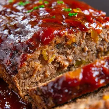 The Best Bourbon Glaze Meatloaf