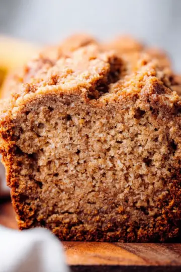 Whole Wheat Cinnamon Crunch Banana Bread