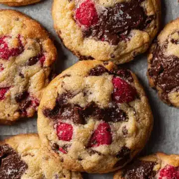 Raspberry Chocolate Chip Cookies