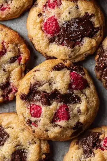 Raspberry Chocolate Chip Cookies