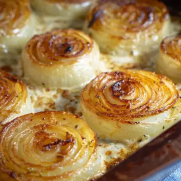 Roasted Creamed Onions