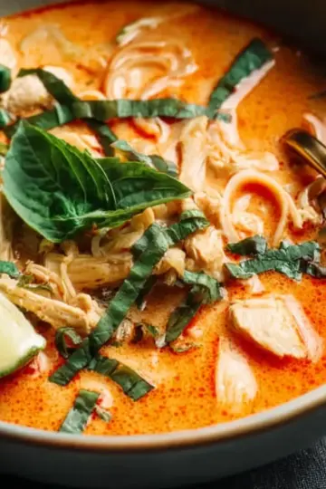 Easy Thai Chicken Curry Soup
