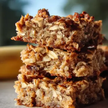 Banana Oat Bars