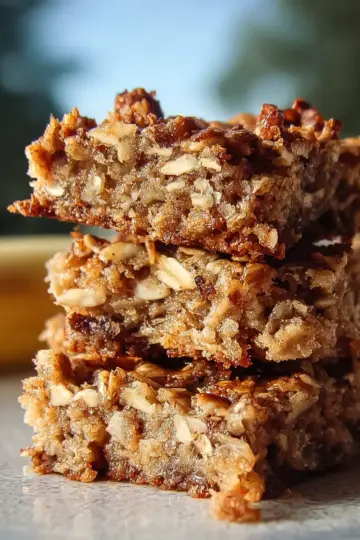 Banana Oat Bars