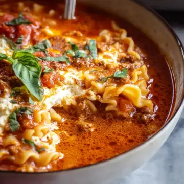 Lasagna Soup
