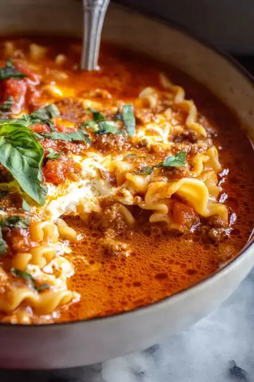 Lasagna Soup