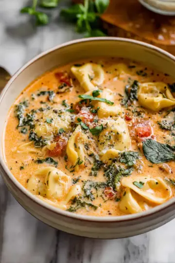 Creamy Tortellini Soup