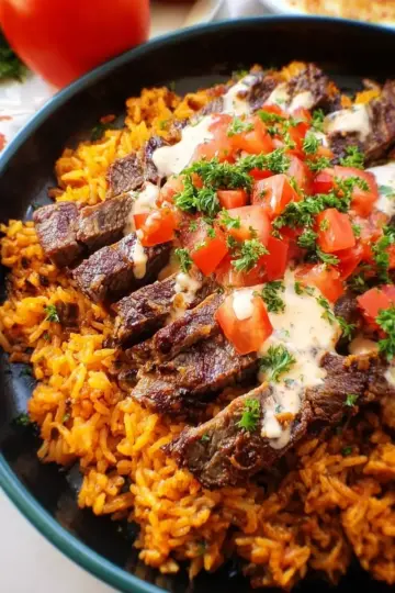 Steak & Queso Rice