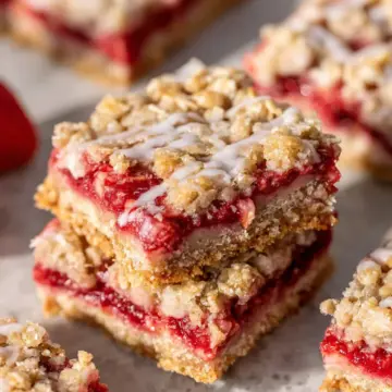 Strawberry Oatmeal Bars