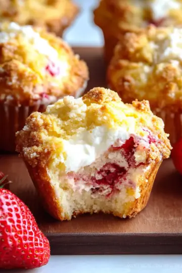 Strawberry Cream Cheese Muffins