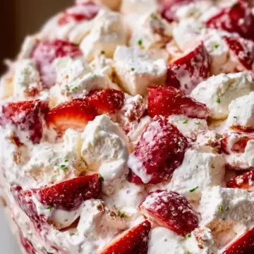 Strawberry Shortcake Fluff Salad