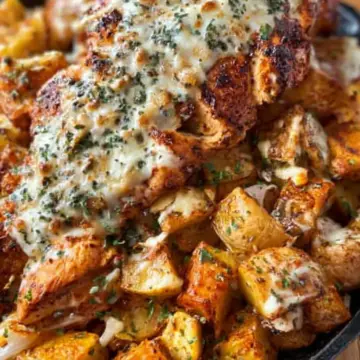 Garlic Parmesan Chicken and Potatoes