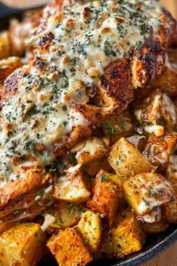 Garlic Parmesan Chicken and Potatoes