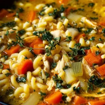 Homemade Chicken Pasta Soup