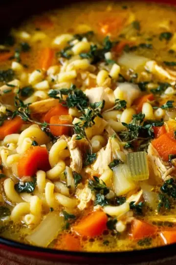 Homemade Chicken Pasta Soup