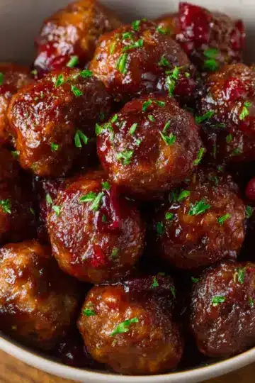 Cranberry Meatballs