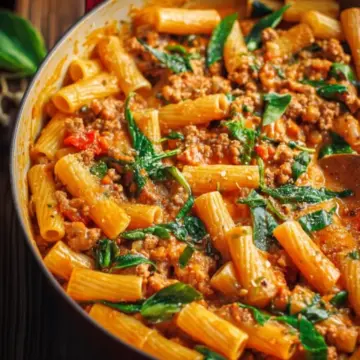 Creamy Sausage Rigatoni (One-Pot, 30-Minute Meal)