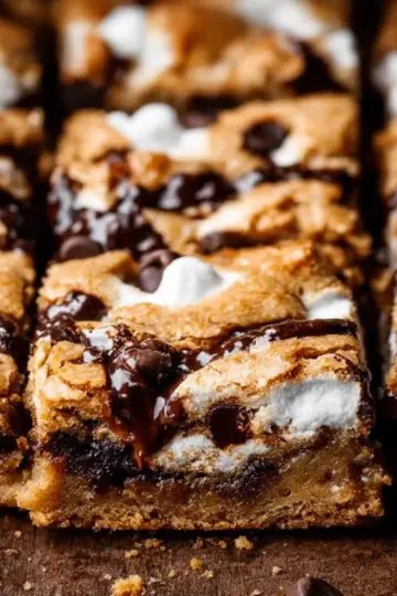 S’mores Cookie Bars