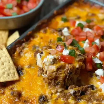 Baked Taco Dip