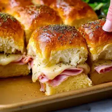 Easy Ham & Cheese Sliders