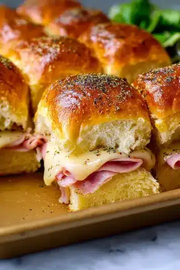 Easy Ham & Cheese Sliders