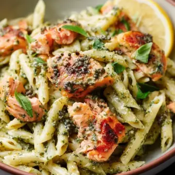 Salmon Pesto Pasta