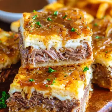 French Dip Squares