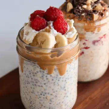 Quick & Creamy High Protein Overnight Oats