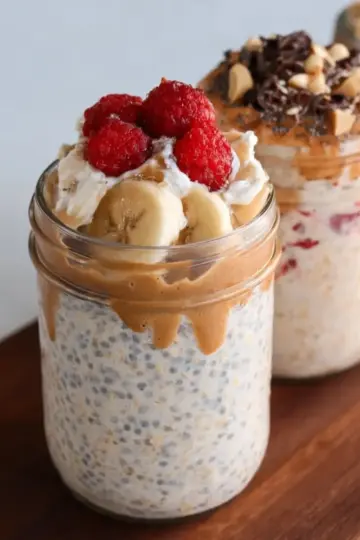 Quick & Creamy High Protein Overnight Oats