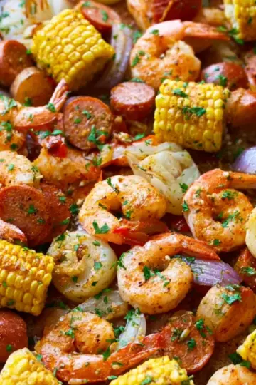 Sheet Pan Shrimp Boil