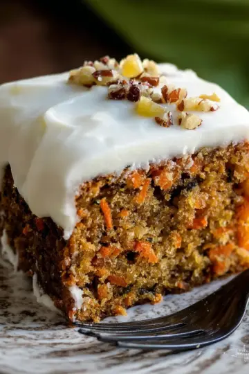 Pineapple Carrot Cake with Cream Cheese Frosting